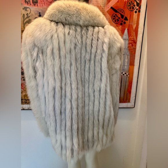 Silver fox by saga Vintage 1980s jacket excellent condition size large 🦊 - Picture 5 of 11